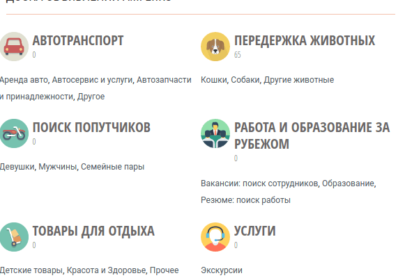 Уникальная доска объявлений